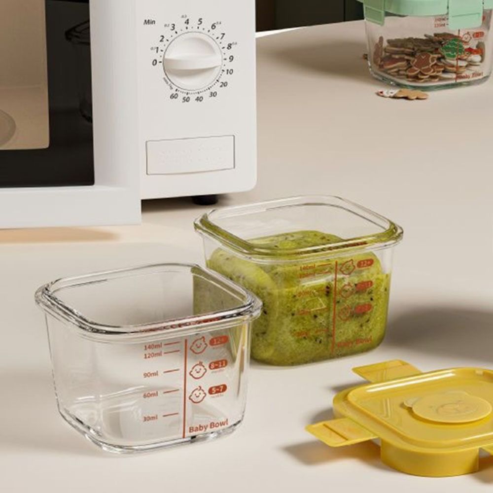 Meal Prep Glass Containers Oven Safe - 新しい170ml食品保存容器 冷凍・電子レンジ対応 ベビーフード用ガラスカップ ガラス製ベビーフード保存瓶 赤ちゃん用