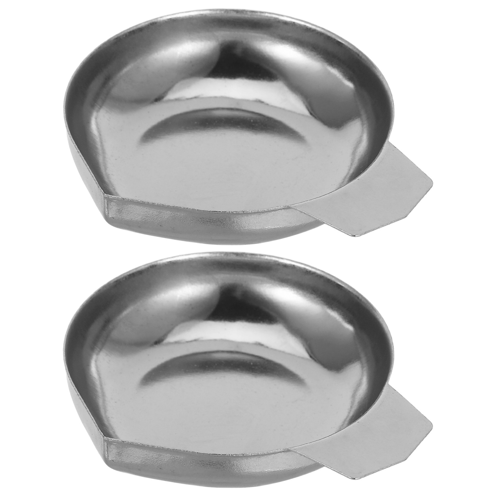 Portion Scale Digital - 2個入り高品質ステンレス製計量皿 デジタルスケール キッチン用 食品計量 カラットスケールトレイ 電子天秤