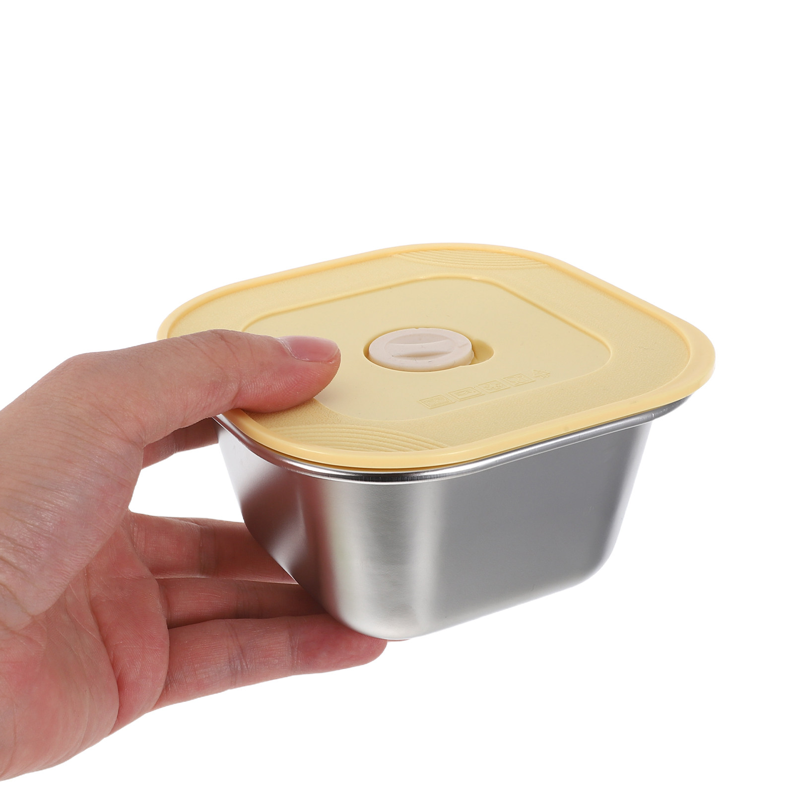 Meal Prep Container - 3個セット ステンレス製スナック容器 積み重ね可能 漏れ防止シリコン蓋 再利用可能 ミールプレップ