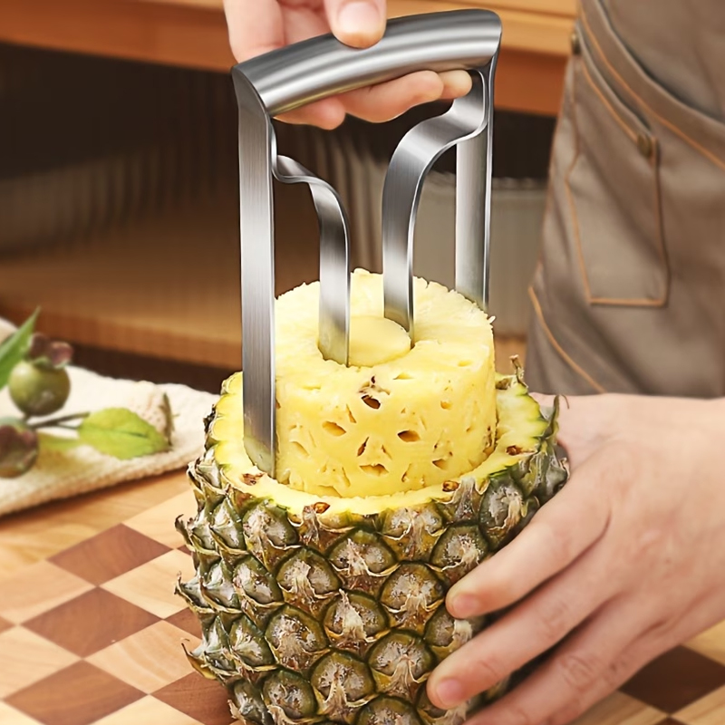 Pineapple Corer Slicer - パイナップルピーラー パイナップルコアラー スライサー ステンレス製フルーツカッター 簡単スライサー ピーラー