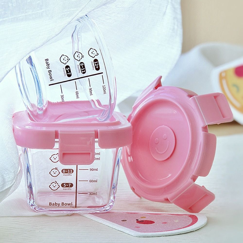 Meal Prep Glass Containers Oven Safe - 赤ちゃん用ガラス食品収納ボックス、電子レンジ対応、ベビーカップ、小さな石、新品、170ml