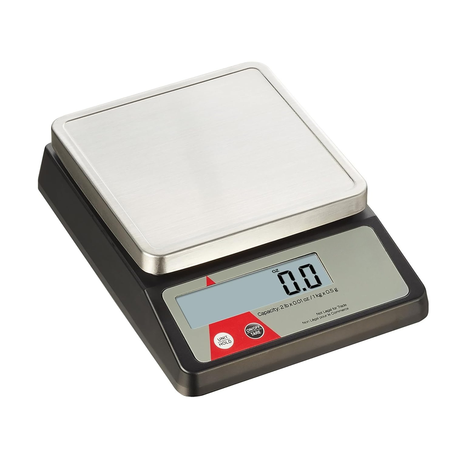 Portion Scale Digital - デジタルスケール ステンレス製 32オンス コンパクト タレホールド機能付き 食品計量用精密ポーションコントロール