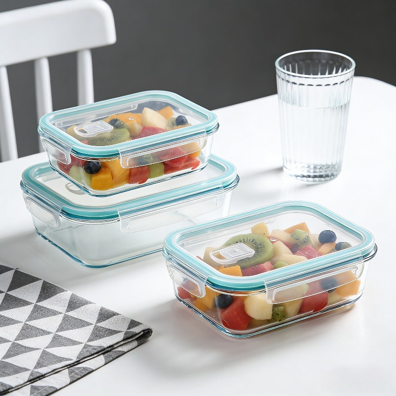 Meal Prep Glass Containers Oven Safe - 高硼珪酸ガラス製ランチボックス、電子レンジ加熱対応、密封弁当箱、冷蔵庫・冷凍庫対応、鮮度保持スープボウル容器