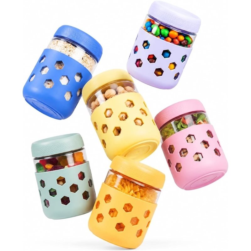 A26F-ガラス瓶、気密蓋付き、1セットのオーバーナイトオー - Meal Prep Jars With Lids のレビューと価格