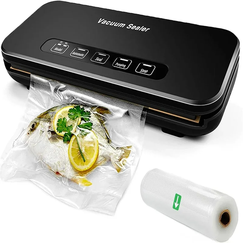 真空シーラーマシン 乾湿両用真空シーラーマシン バッグ収納付 - Meal Prep Vacuum Seal Containers のレビューと価格