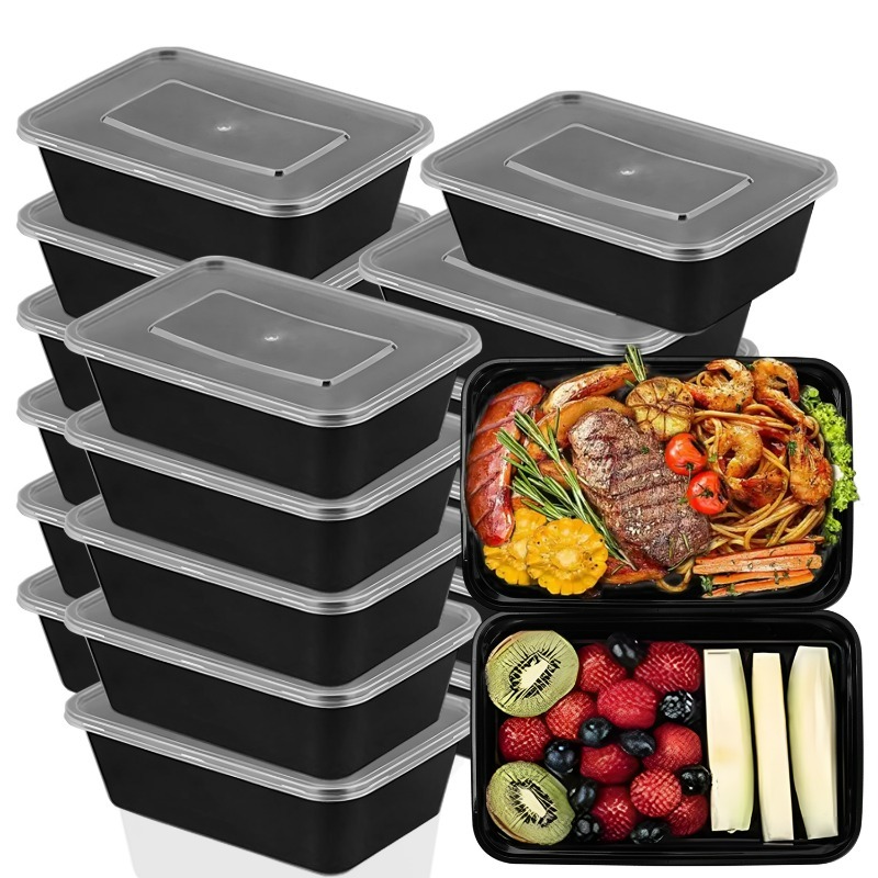 10/20x 食品保存容器 蓋付き 食事準備容器 使い捨て漏 - Meal Prep Jars With Lids のレビューと価格