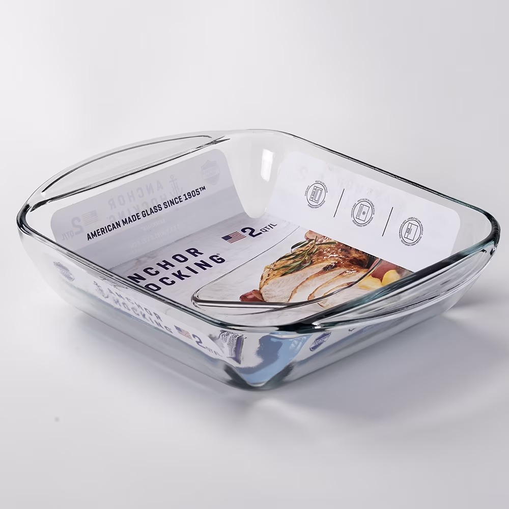 正方形ガラス製ベーキングパン 8x8インチ オーブン対応 ブ - Meal Prep Glass Containers Oven Safe のレビューと価格
