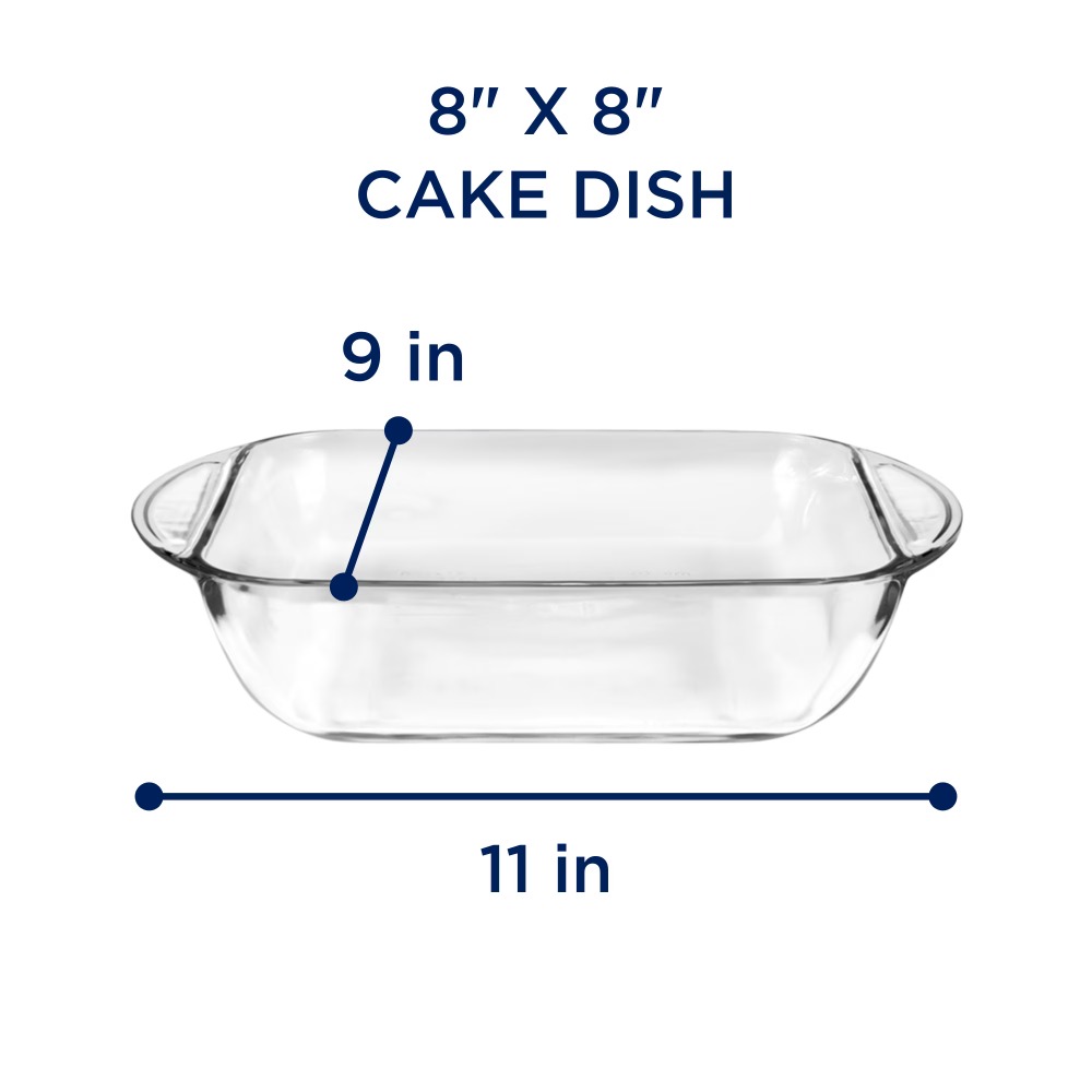 正方形ガラス製ベーキングパン 8x8インチ オーブン対応 ブ - Meal Prep Glass Containers Oven Safe のレビューと価格