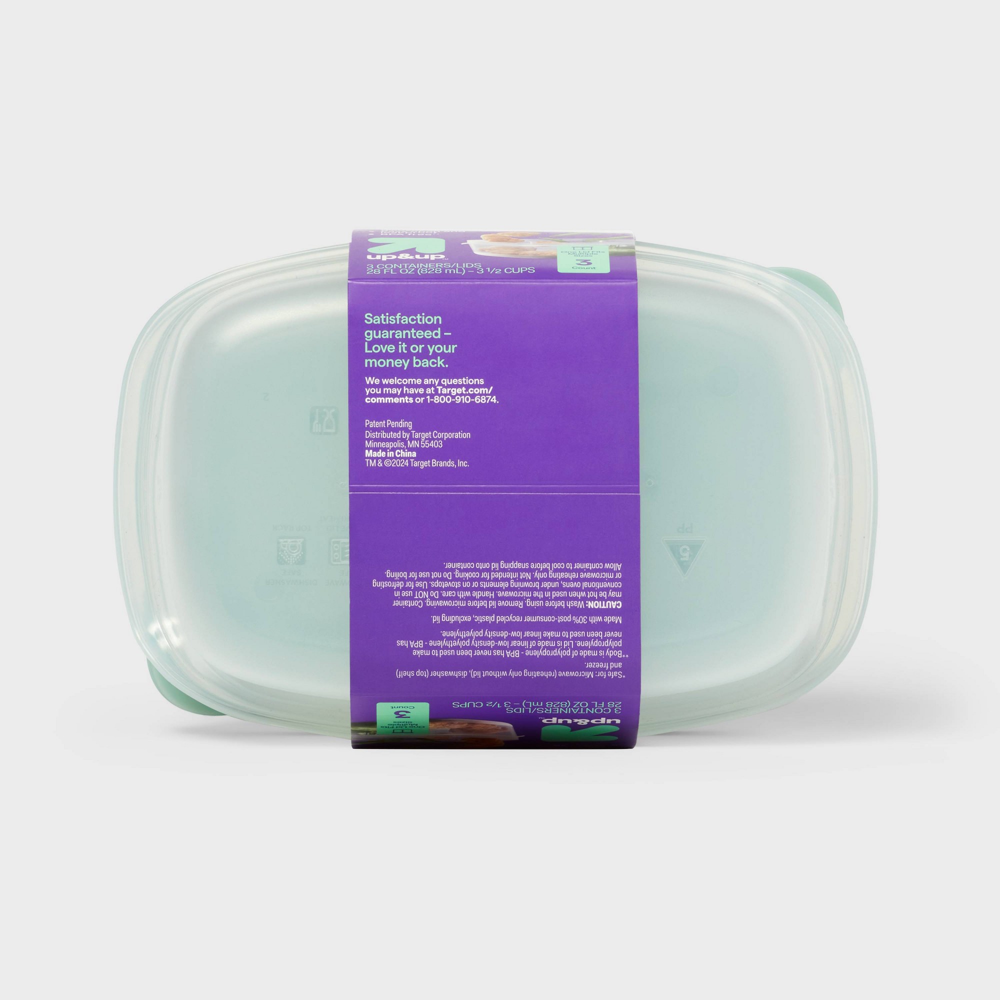 3個入り透明プラスチック製分割長方形食品保存容器、スナップ蓋 - Meal Prep Container のレビューと価格