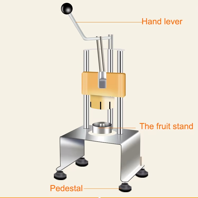 手動式工業用パイナップル皮むき・芯抜き・スライス機、垂直型パ - Pineapple Corer Slicer のレビューと価格