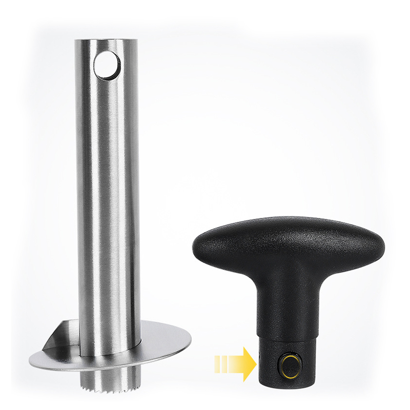 1Pc ステンレス鋼使いやすいパイナップルピーラーアクセサリ - Pineapple Corer Slicer のレビューと価格