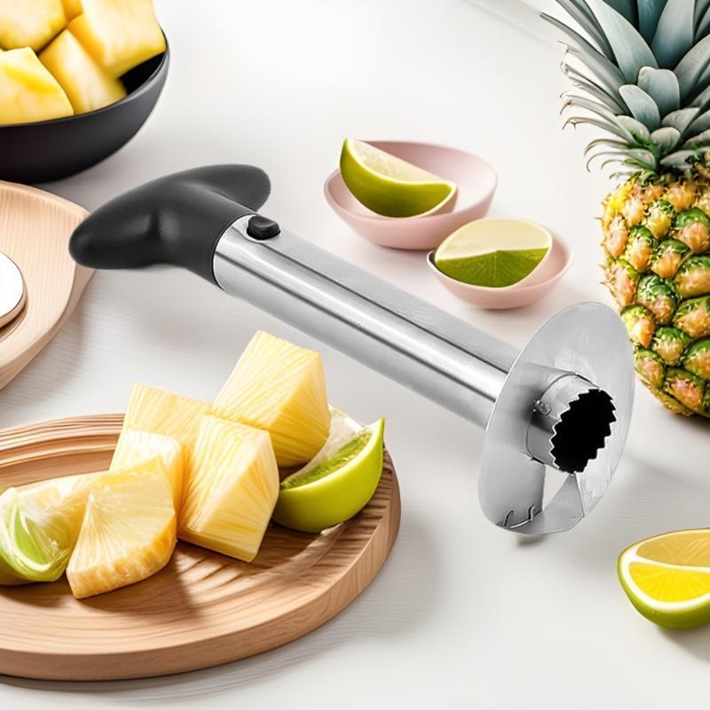【CC】ステンレス製パイナップルコアラー・スライサー、滑り止 - Pineapple Corer Slicer のレビューと価格