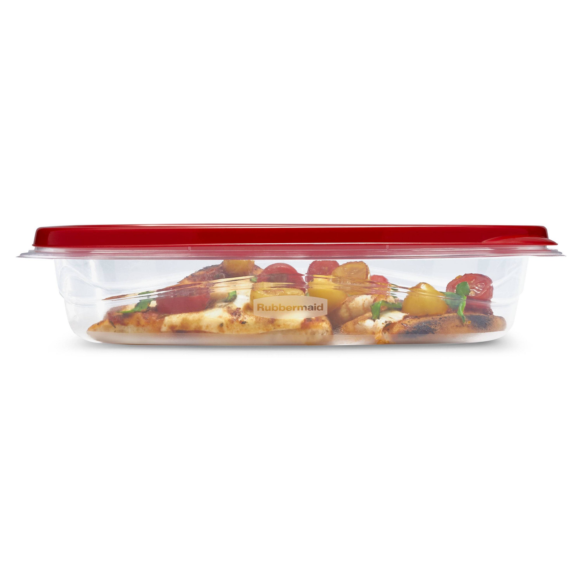 赤い長方形の食品保存容器3個（蓋付き）、4カップ用の再利用可 - Meal Prep Container のレビューと価格