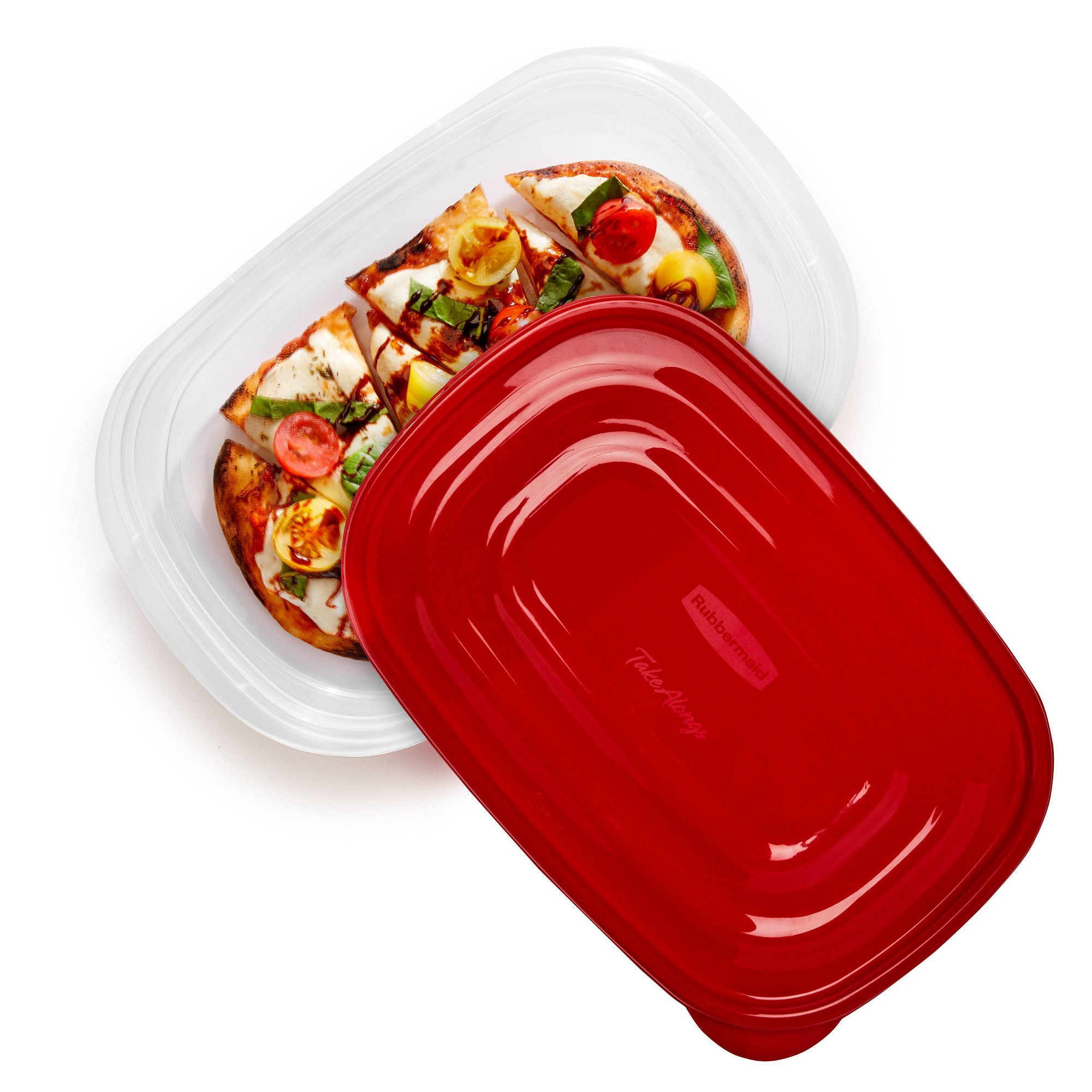 赤い長方形の食品保存容器3個（蓋付き）、4カップ用の再利用可 - Meal Prep Container のレビューと価格