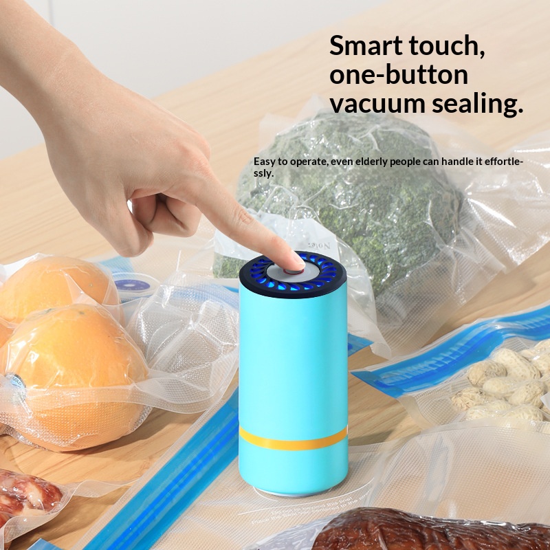 ミニUSB電動ハンディ真空シーラーポンプ自動食品保存真空機（ - Meal Prep Vacuum Seal Containers のレビューと価格