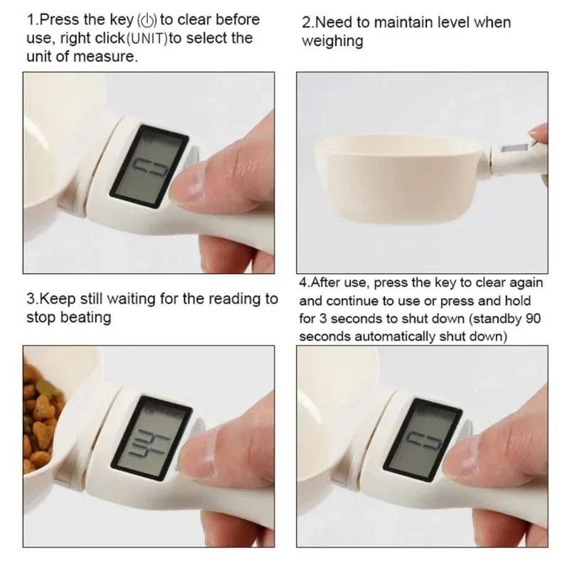 液晶デジタル電子計量スプーン高精度ペットフードスケール犬猫用 - Portion Scale Digital のレビューと価格
