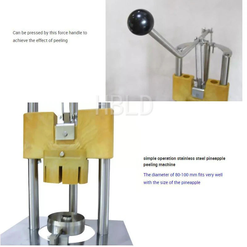業務用手動パイナップル芯抜きスライサーマシン、果物店やスーパ - Pineapple Corer Slicer のレビューと価格