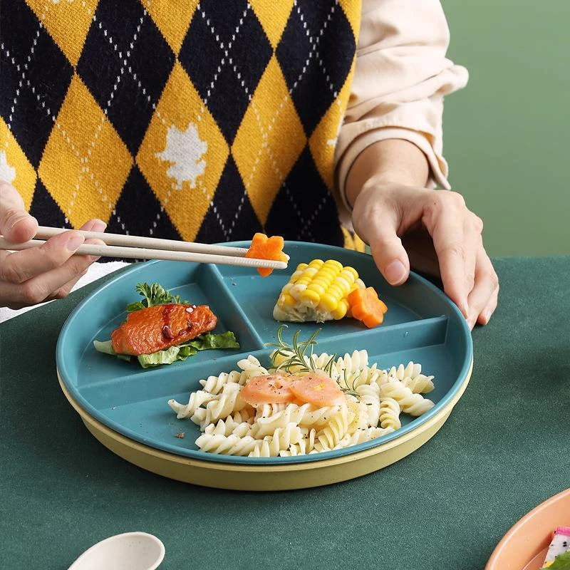 ポーションコントロールプレート、分割サービングディッシュ、ダ - Meal Prep For Weight Loss のレビューと価格