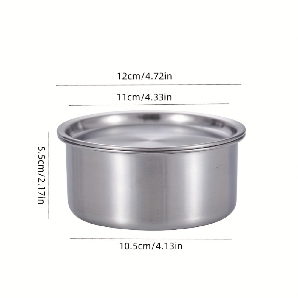 304ステンレス鋼製蓋付きラメキン、蒸し卵、ベビーフードボウ - Meal Prep Container のレビューと価格