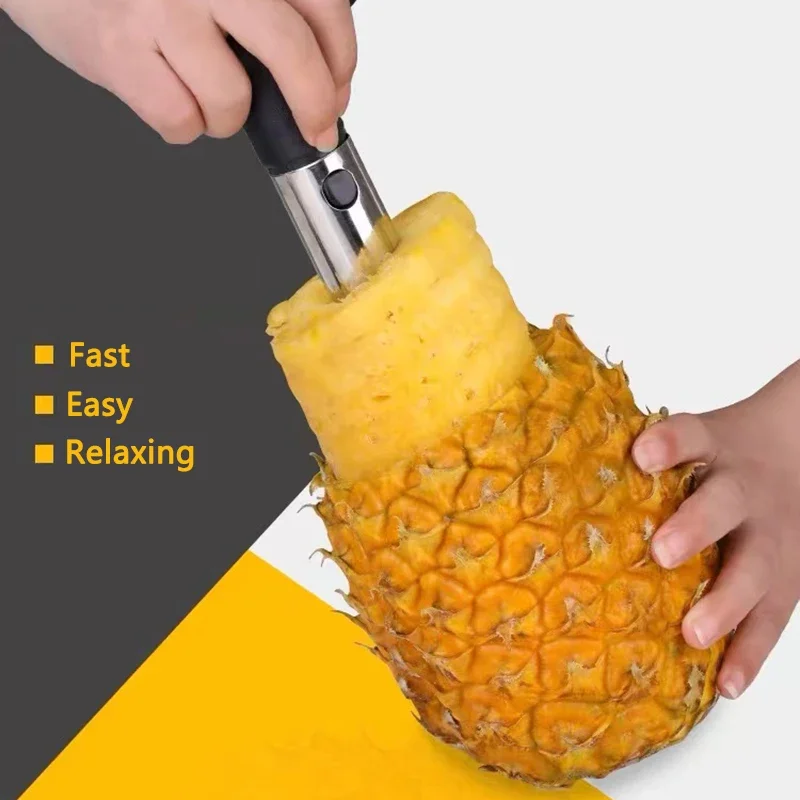 パイナップルスライサー、ピーラー、カッター、パレ、ナイフ、ス - Pineapple Corer Slicer のレビューと価格