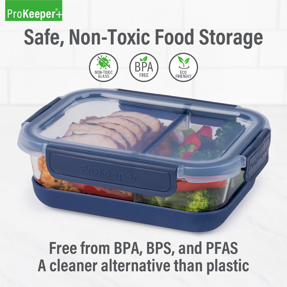 プレミアムホウケイ酸ガラス製ミールプレップ容器、ランチやサラ - Meal Prep Glass Containers Oven Safe のレビューと価格