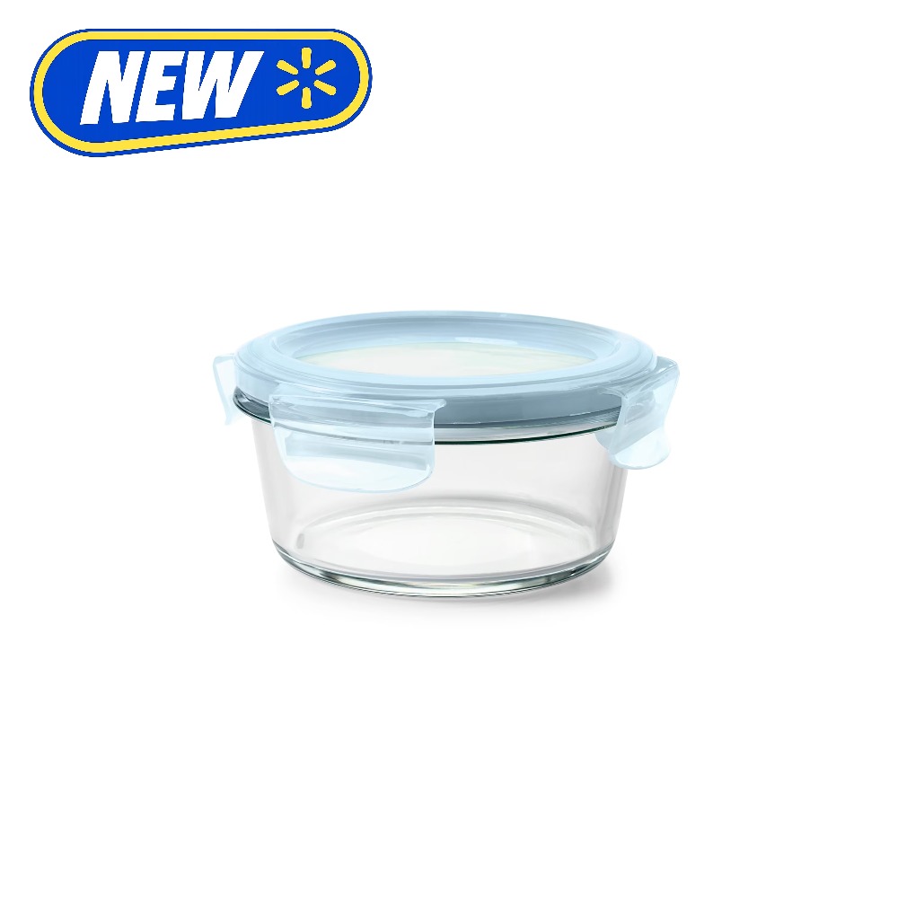 スマートシール2カップ丸型ガラス製食品保存容器セット、気密ロ - Meal Prep Glass Containers Oven Safe のレビューと価格
