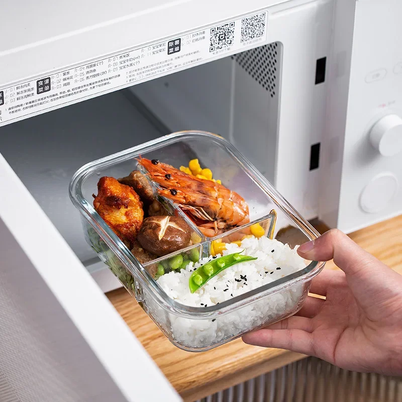 ガラス製鮮度保持容器 高硼珪酸耐熱電子レンジ弁当箱 冷蔵庫専 - Meal Prep Glass Containers Oven Safe のレビューと価格