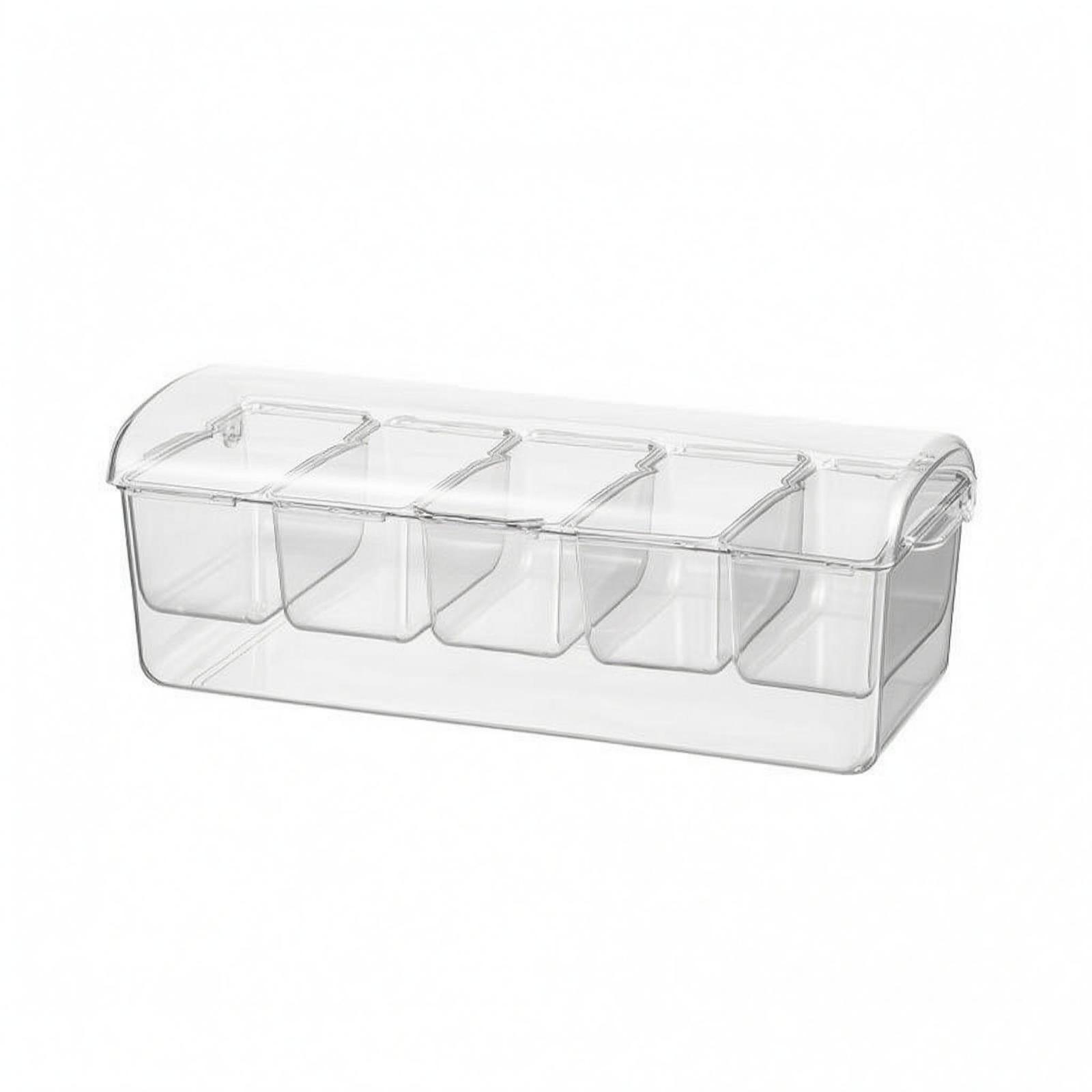 気密性の高いサラダ保存容器、5つのコンパートメント付きの長方 - Meal Prep Container のレビューと価格