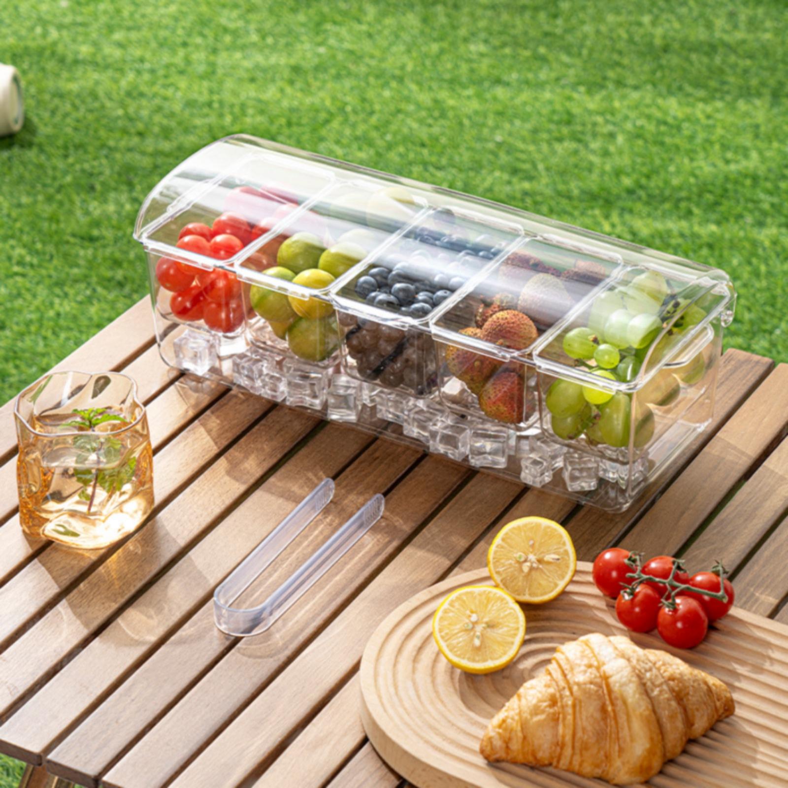 気密性の高いサラダ保存容器、5つのコンパートメント付きの長方 - Meal Prep Container のレビューと価格