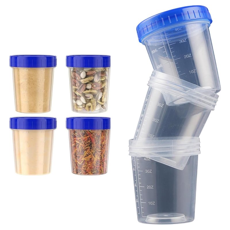 EYFL-調味料、ソース、お菓子の保管用、多用途120mlス - Meal Prep Jars With Lids のレビューと価格