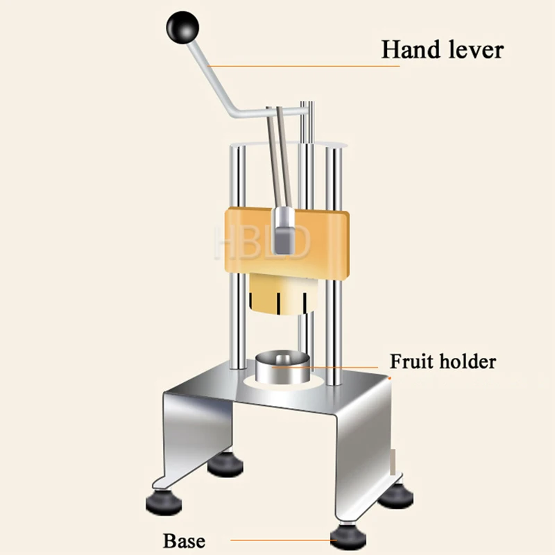 手動パイナップル皮むき機、スーパーマーケットの果物加工業務用 - Pineapple Corer Slicer のレビューと価格