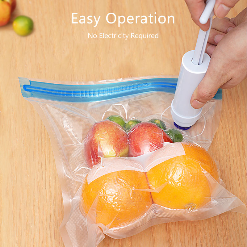 真空食品保存用の再利用可能な手動ポンプ,家庭用,ガジェット, - Meal Prep Vacuum Seal Containers のレビューと価格
