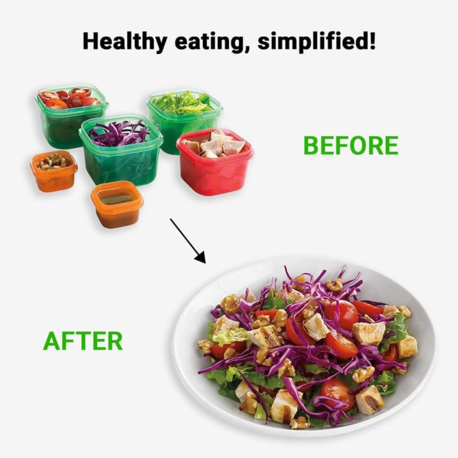 ビーチボディ 21デイフィックス 7ピースキット：色分けされ - Meal Prep For Weight Loss のレビューと価格