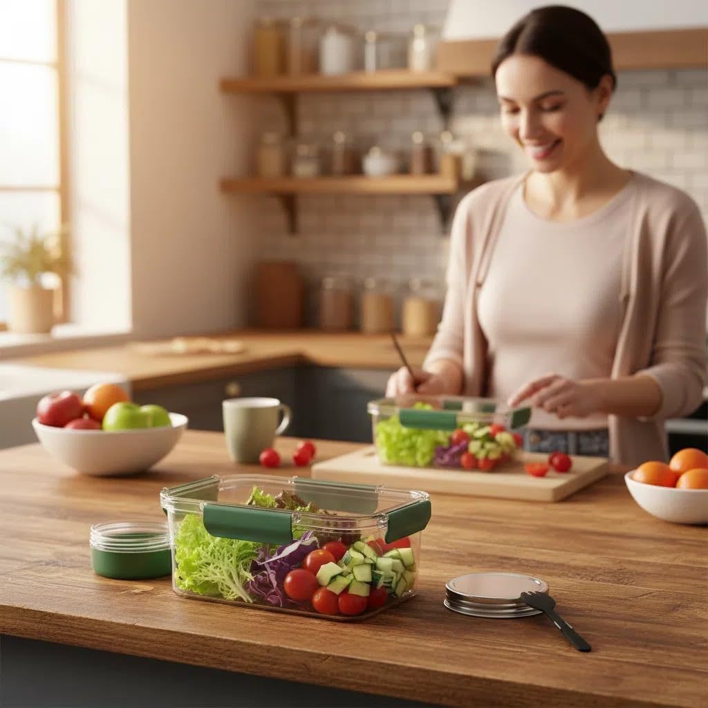 ソーラーポッドジャー食品保存容器、食事準備容器、サラダ容器、 - Meal Prep Jars With Lids のレビューと価格