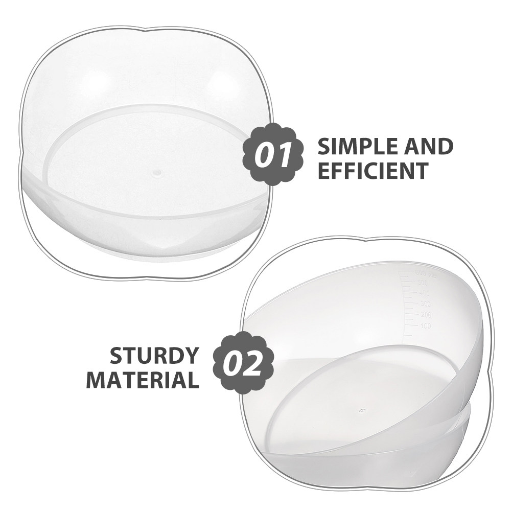 2個入りデジタルスケールパン 600ml 透明プラスチック計 - Portion Scale Digital のレビューと価格