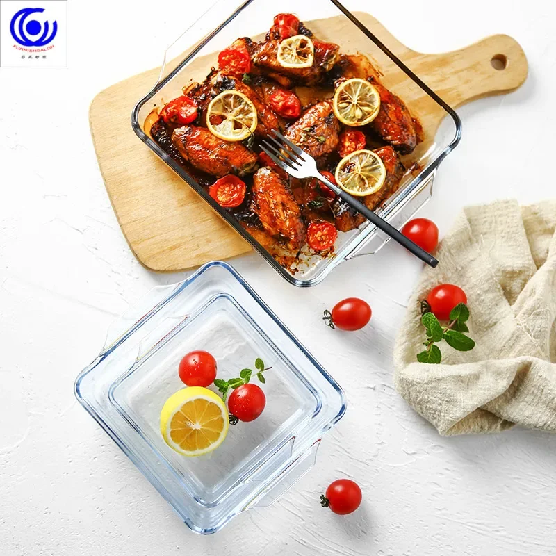 強化ガラス製ベーキングディッシュ、パンオーブンベーシックプレ - Meal Prep Glass Containers Oven Safe のレビューと価格