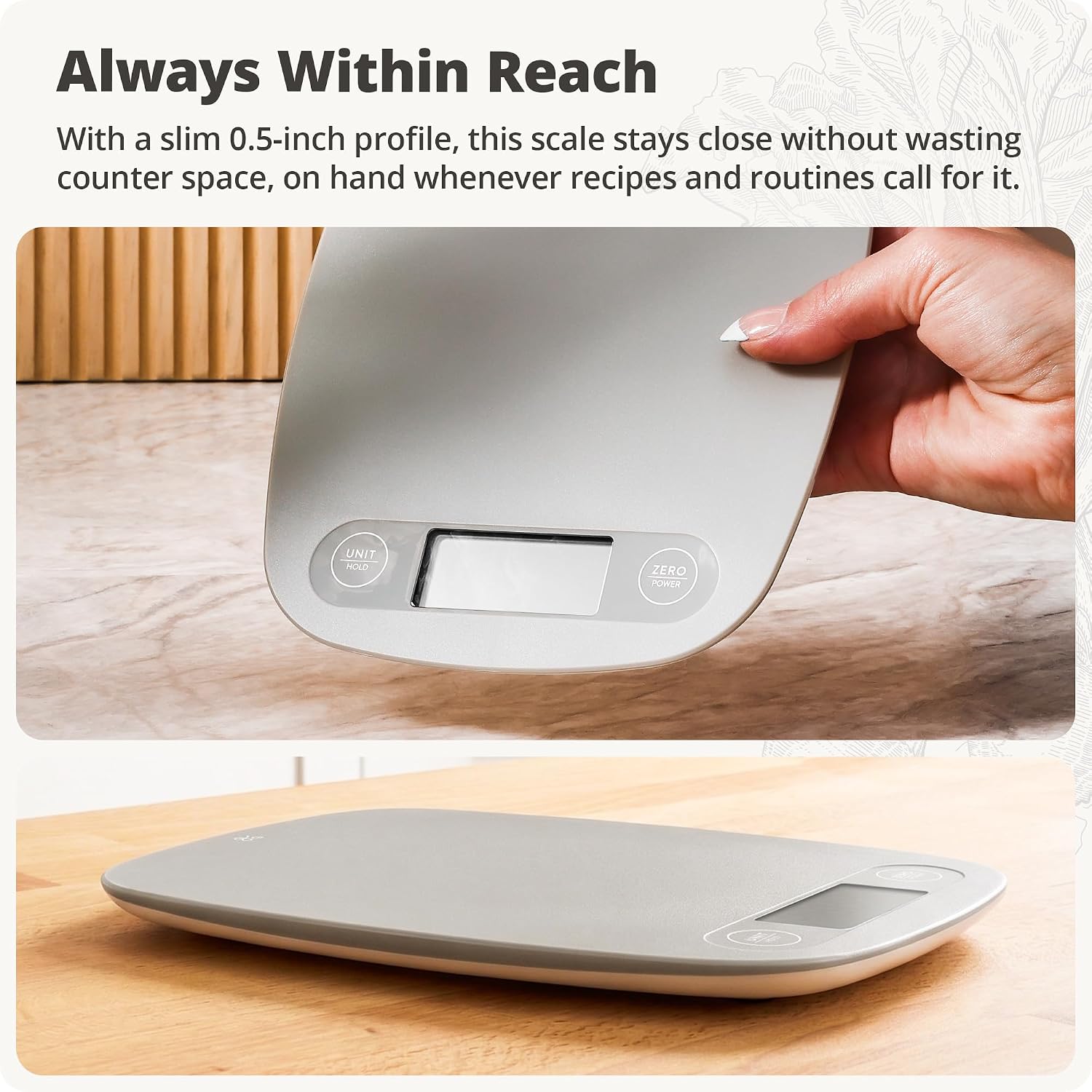 2026年新型フードスケール、スリム＆コンパクト設計、1g精 - Portion Scale Digital のレビューと価格