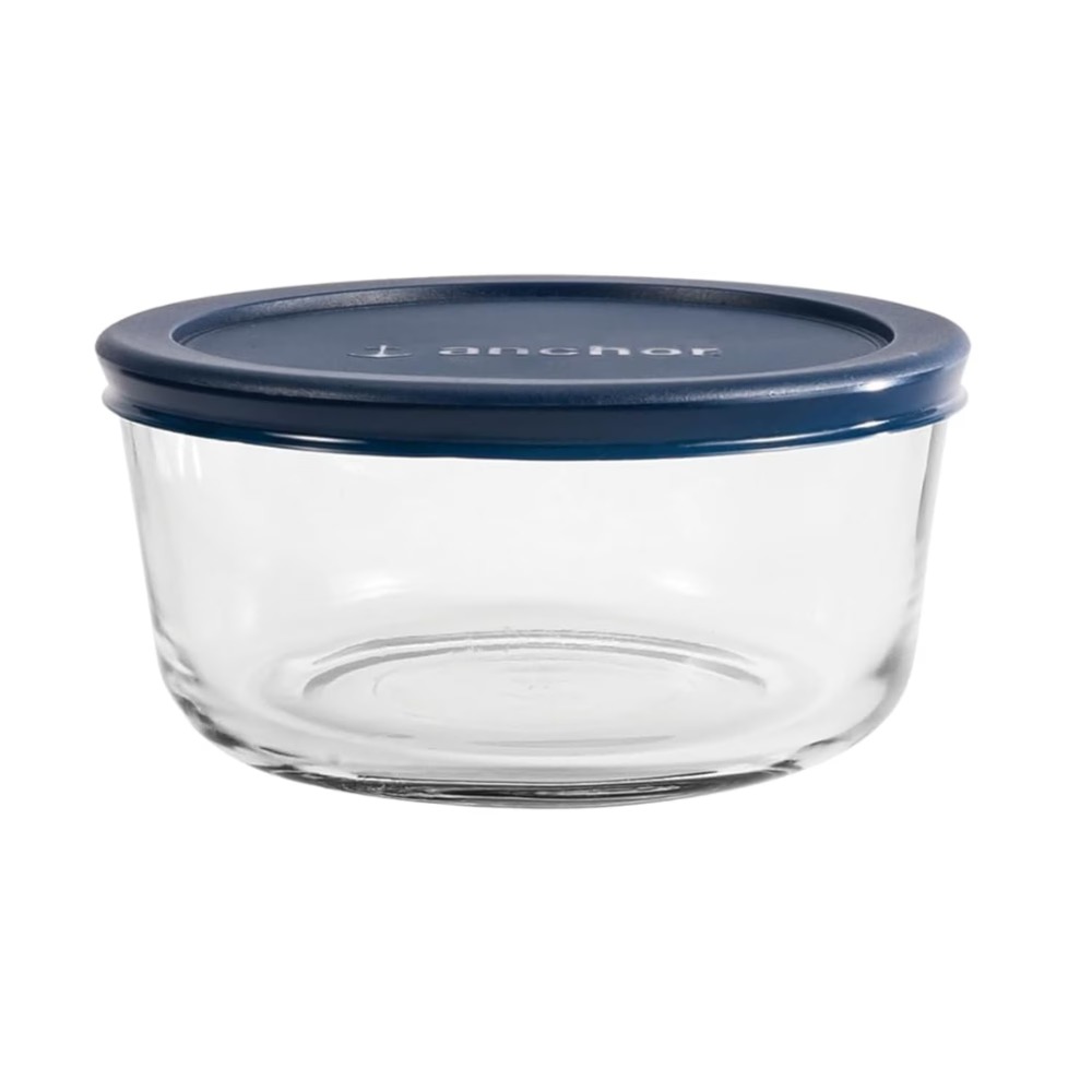 2個セット 丸型ガラス製食品保存容器 気密蓋付き 4カップ容 - Meal Prep Glass Containers Oven Safe のレビューと価格