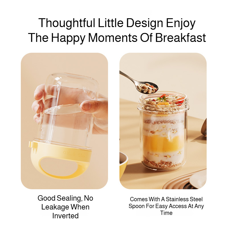 ポータブル朝食カップ 安全で漏れ防止のフィットネスミールプレ - Meal Prep For Weight Loss のレビューと価格