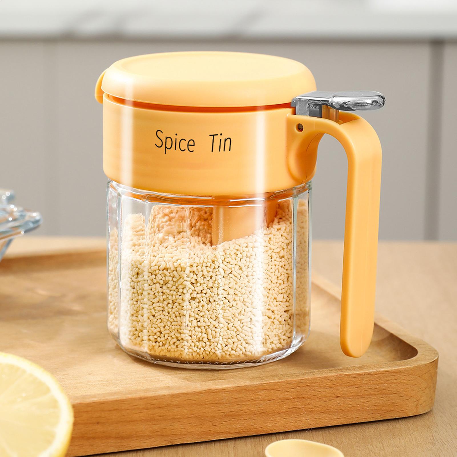 調味料ボックス 簡単アクセス 耐湿性ガラス調味料ジャー蓋 砂 - Meal Prep Jars With Lids のレビューと価格