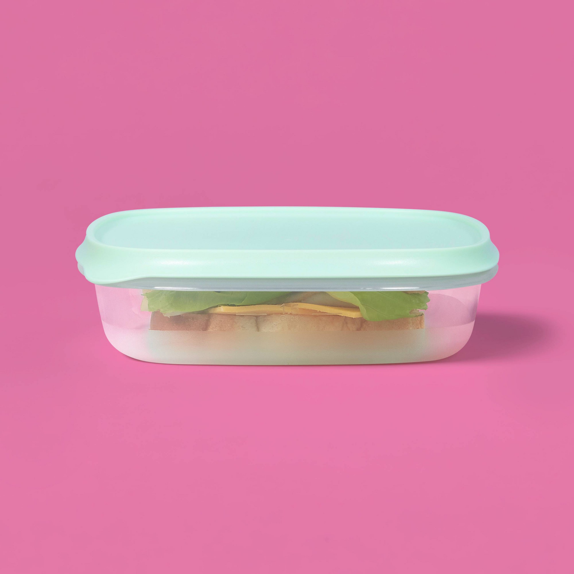 3立方インチの正方形食品保存容器、スナップ蓋付き、キッチン整 - Meal Prep Container のレビューと価格