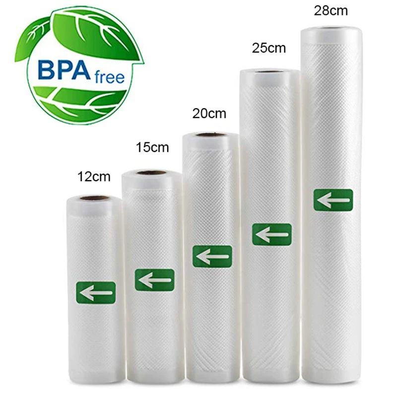 真空包装機用バッグ,食品保管用,20 cm x 30 cm, - Meal Prep Vacuum Seal Containers のレビューと価格