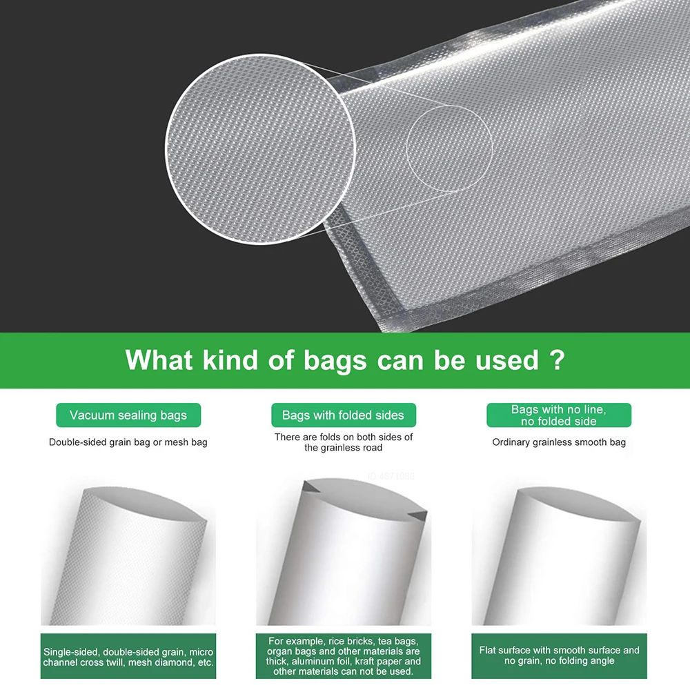 真空包装機用バッグ,食品保管用,20 cm x 30 cm, - Meal Prep Vacuum Seal Containers のレビューと価格