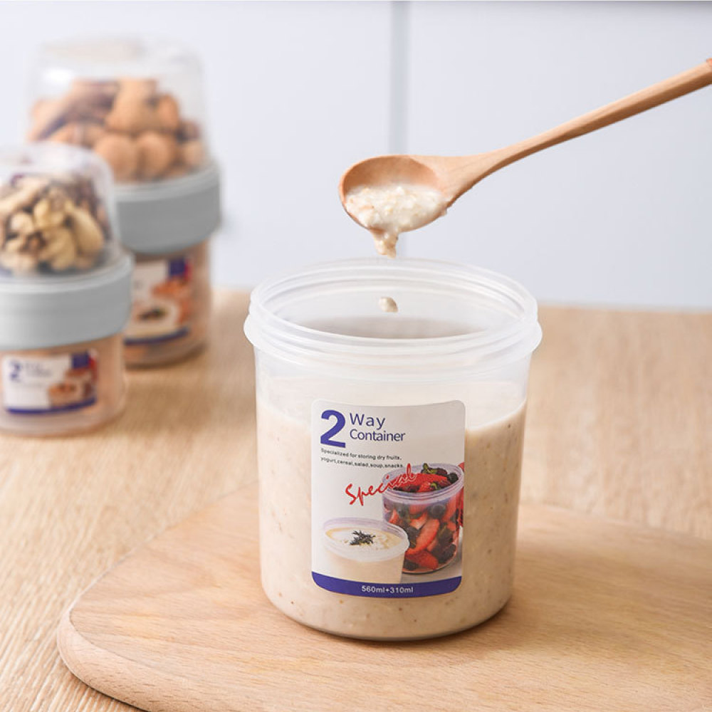 二重構造の漏れ防止フードケース、ベビーフード、ヨーグルト、サ - Meal Prep Jars With Lids のレビューと価格