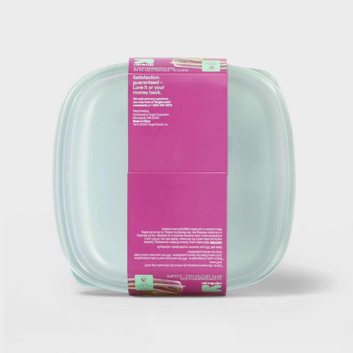 2026年新発売 3個セット 24オンス角型食品保存容器 ミ - Meal Prep Container のレビューと価格
