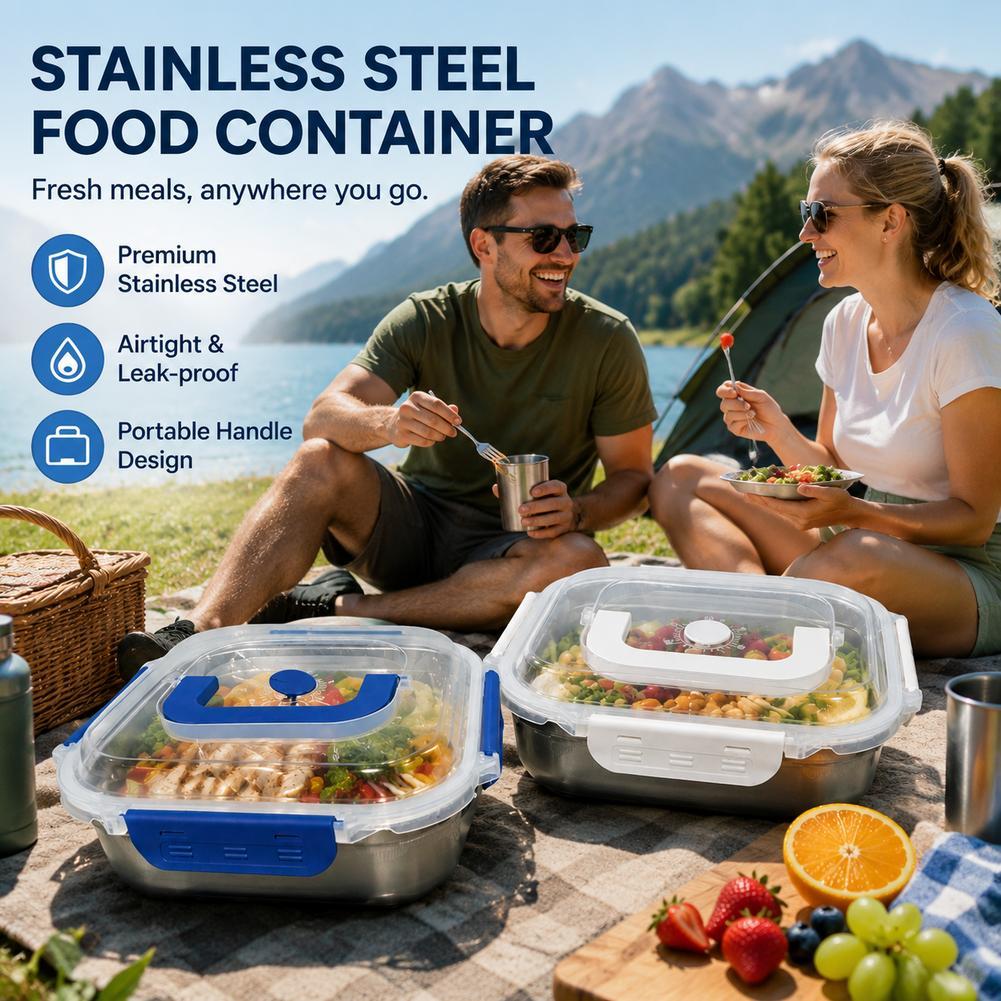 ステンレス製食品保存容器 気密漏れ防止ランチボックス ポータ - Meal Prep Jars With Lids のレビューと価格